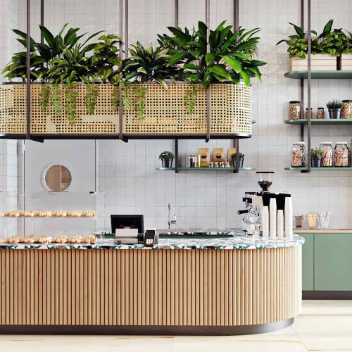 Terrazzo-modern-green-countertop-cafe